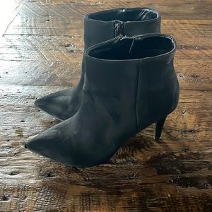 Pointed toe booties